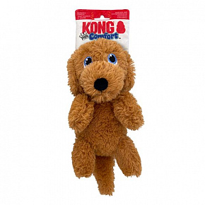 Zabawka Kong Puppy Goldie szczeniak z piszczałką poliester M