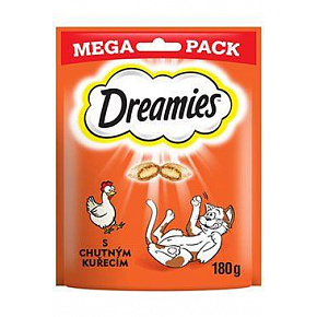 Dreamies przysmak dla kota Mega Pack kurczak 180g