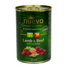 Nuevo pes Senior Jagnięcina z płatkami owsianymi. kons. 400g
