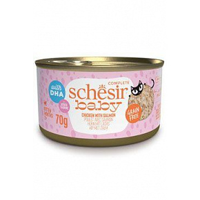 Schesir Cat konserwa. Kitten Wholefood kurczak/łosoś 70g Schesir Cat konserwa. Kitten Wholefood kurczak/łosoś 70g