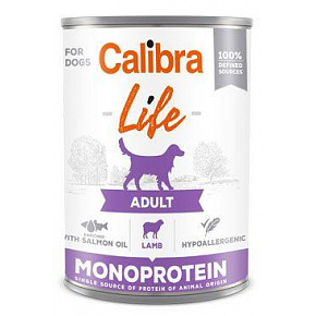 Calibra Dog Life konserwa.Adult Lamb 400g