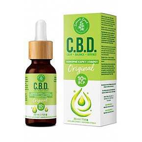 C.B.D. krople konopne z 10% BCP Original 30ml