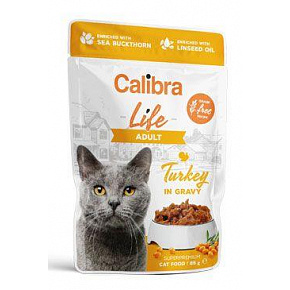 Calibra Cat Life saszetka Adult Turkey in gravy 85g