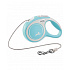 Smycz Flexi New Comfort linka M 5 m jasnoniebieska (do 20 kg)
