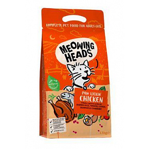 MEOWING HEADS Paw Lickin’ Chicken 1,5kg MEOWING HEADS Paw Lickin’ Chicken 1,5kg