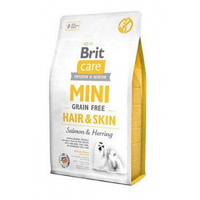 Brit Care Dog Mini Grain Free Hair & Skin 7kg Brit Care Dog Mini Grain Free Hair & Skin 7kg
