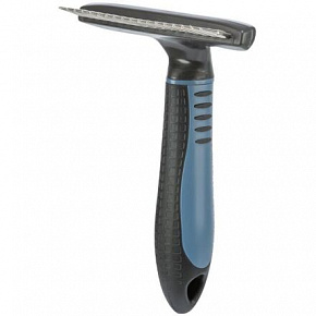 Grabie do długiej sierści z antypoślizgową rączką 10x15 cm, zęby 2 cm