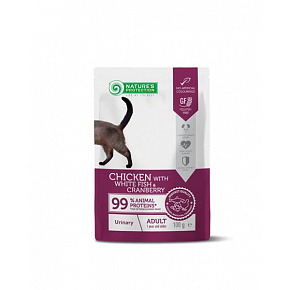 Natures P KAPSUŁKI cat adult urinary chicken & white fish & cranberry 22 x 100 g
