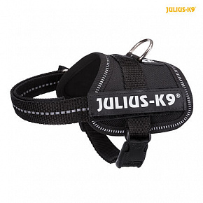 Julius-K9 uprząż siłowa Baby 2/XS-S 33-45 cm, - czarna