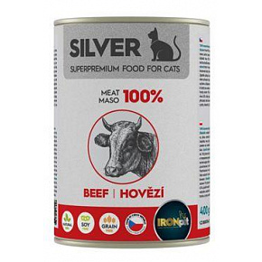 IRONpet Silver Cat konserwa. Wołowina 400g