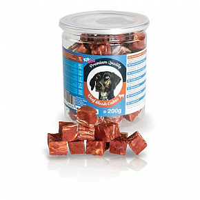 KIDDOG wołowina w kostce - PREMIUM QUALITY 200 g puszka