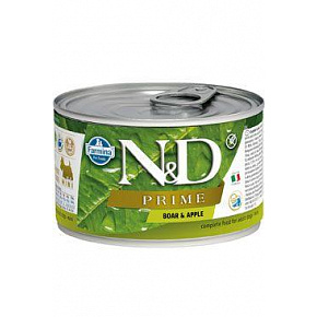 N&D DOG PRIME Adult Dzik & Jabłko Mini 140g