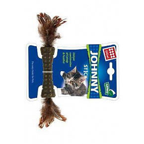 Zabawka dla kota GiGwi Johnny Stick Catnip z piórkami