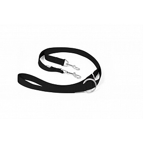 Smycz DUVO+ Nylon Regulowana czarna 200 cm/ 25 mm Smycz DUVO+ Nylon Regulowana czarna 200 cm/ 25 mm