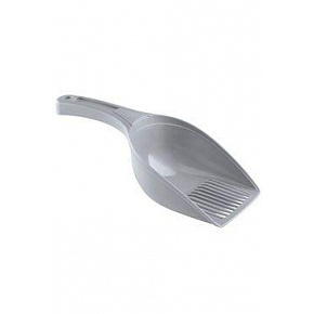 Łopatka do odchodów plastikowa szara Zolux