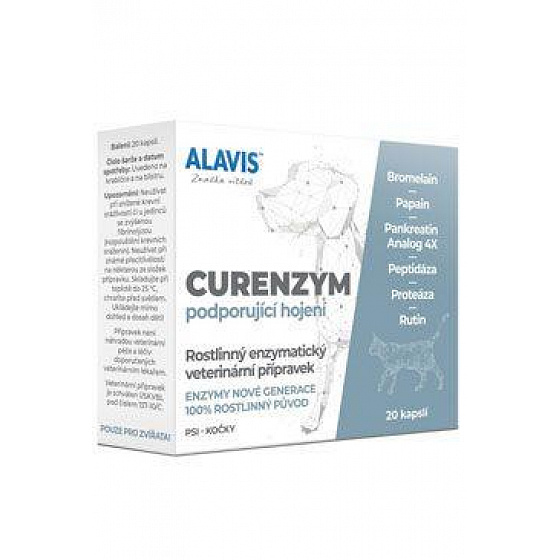 Alavis Curenzym wspomagający gojenie 20 kaps.