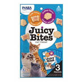 Churu Cat Juicy Bites o smaku przegrzebków i kraba 3x11,3g Churu Cat Juicy Bites o smaku przegrzebków i kraba 3x11,3g