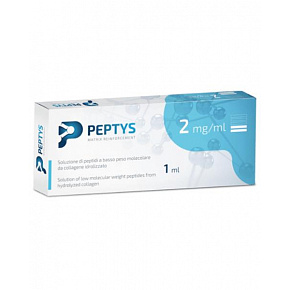 PEPTYS 2 roztwór peptydów PEP-21 z kolagenu 2 mg/ml (wstrzyknięcie wypełnione, niskocząsteczkowe peptydy (LWP) 1x1 ml)