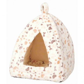 Igloo LINGO pluszowe 32 x 42 x 32 cm, biało/beżowe