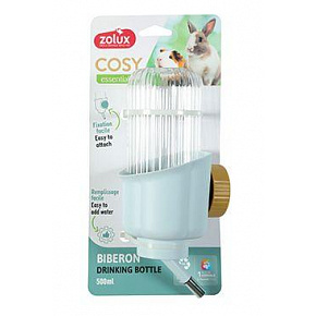 Poidło dla gryzoni COSY kwiat 500ml niebieskie Zolux