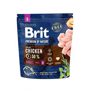 Brit Premium by Nature dog Adult S 1 kg