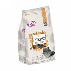 EXTRIMO kompletna karma dla szynszyli w woreczku z zamkiem 750 g