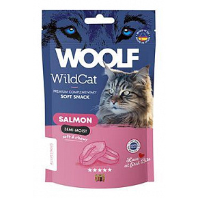 WOOLF WildCat Semi-Moist Snack Salmon 50g WOOLF WildCat Semi-Moist Snack Salmon 50g