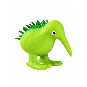 Zabawka dla psa WHISTLE lateksowa, piszcząca, zielona 11,5cm Kiwi