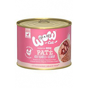 WOW Cat konserwa. Kitten Paté drób z wątróbką 200g