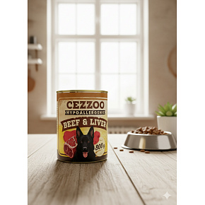 CEZZOO Hipoalergiczna Wołowina i Wątroba 800g
