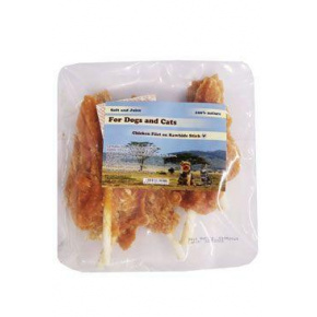 Przysmak Filety z kurczaka na patyku z bawolej skóry 250g