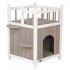 Natura domek dla kota z balkonem 45x65x45cm