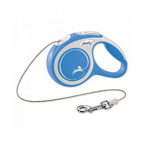 Smycz FLEXI Comfort New XS linka 3m/8kg niebieska