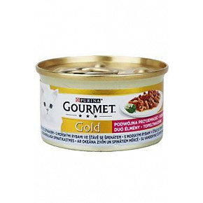 Gourmet Gold puszka. kot pasztet. morze.ryby i szpinak 85g Gourmet Gold puszka. kot pasztet. morze.ryby i szpinak 85g