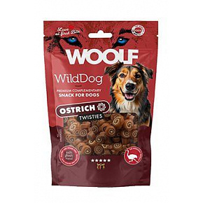 WOOLF WildDog przysmak Twisties Ostrich&Cod 100g