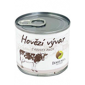 BOHEMIA Bulion Wołowy z kawałkami mięsa 140ml